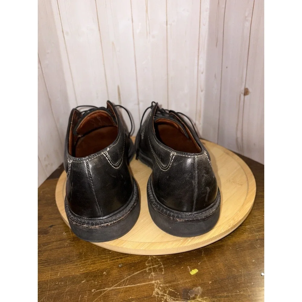 Allen Edmonds Wilbert‎ Men Size 8.5 E Black Leather Split Toe Derby Shoes USA